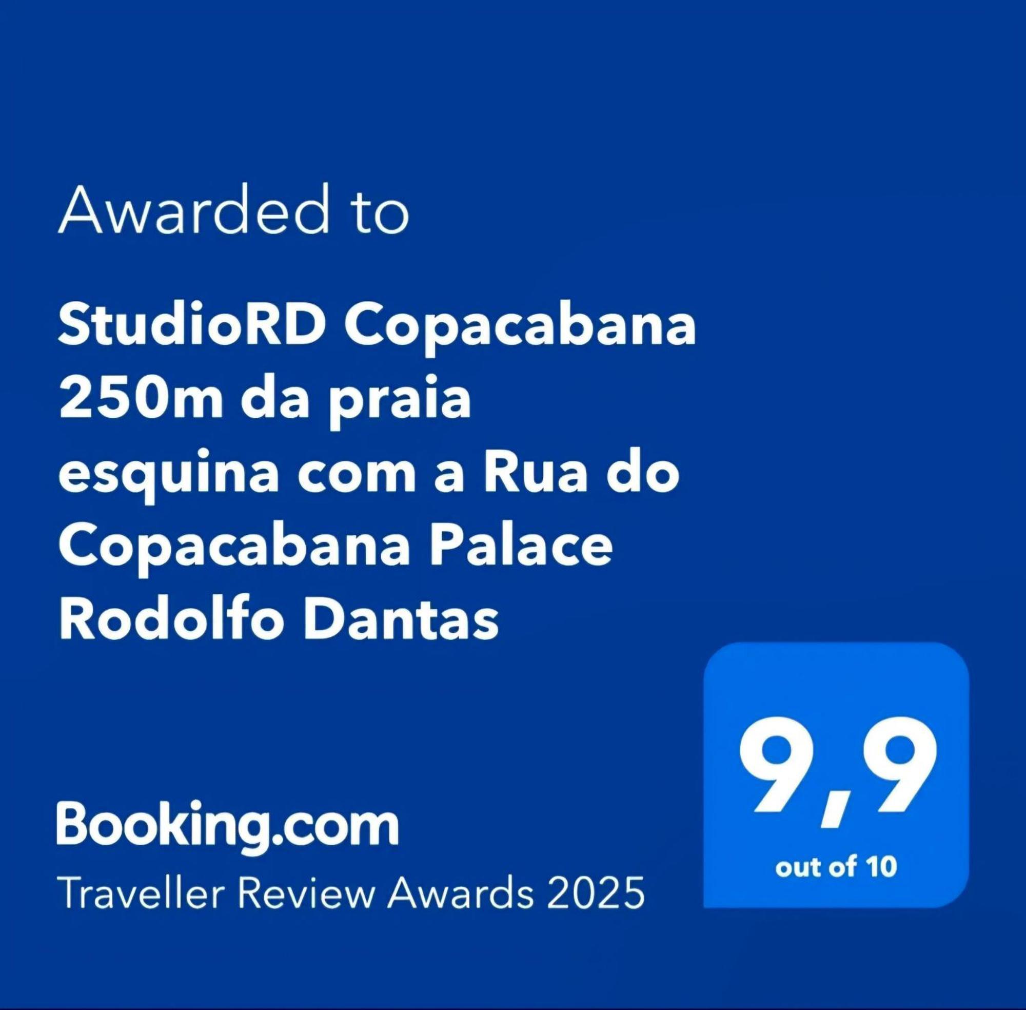 Studiord Copacabana 250M Da Praia Esquina Com A Rua Do Copacabana Palace Rodolfo Dantas Rio de Janeiro Eksteriør billede